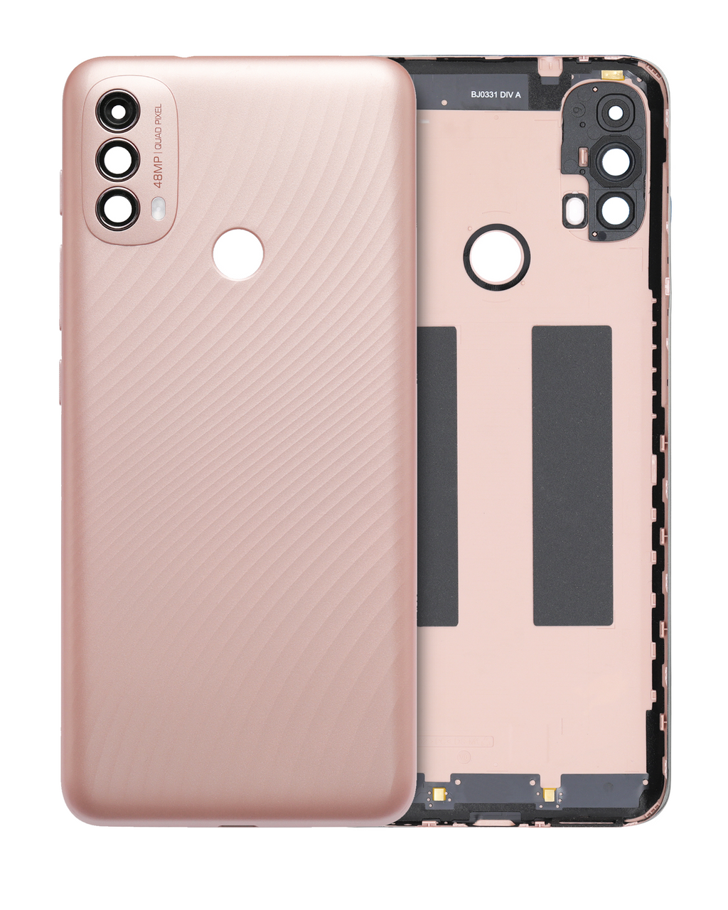 Back Cover for Motorola Moto E40 (XT2159 / 2021) (Pink Clay)