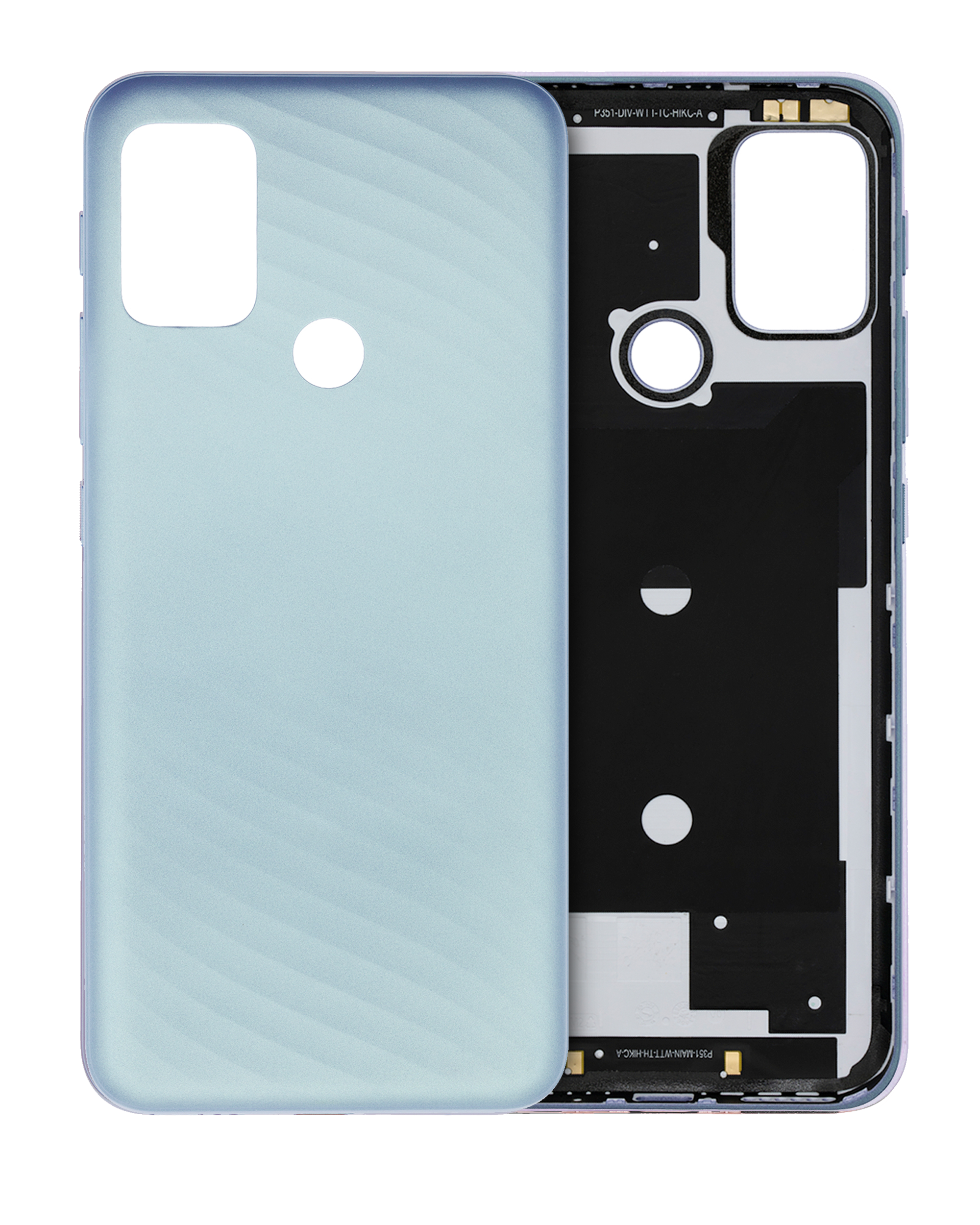 Glas-Backcover für Motorola Moto G10 Power (XT2127-4 / 2021) (Breeze Blue)