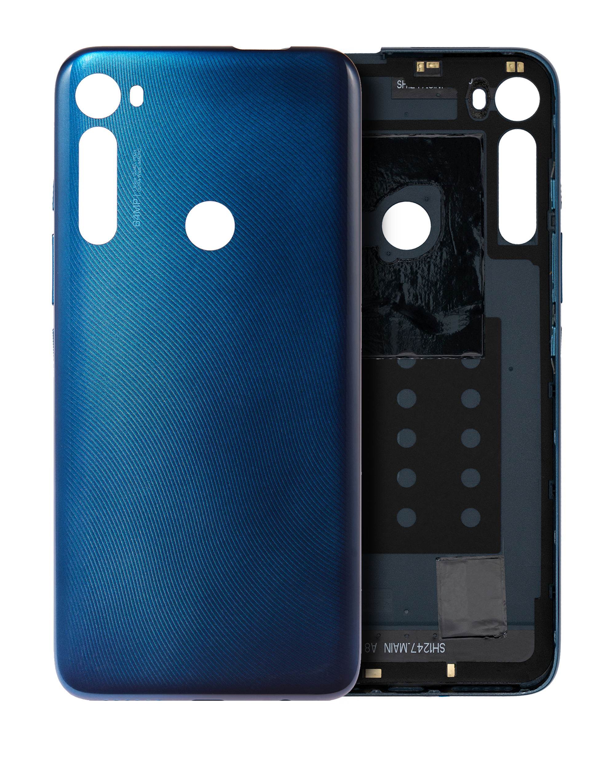 Back Cover for Motorola One Fusion Plus (XT2067 / 2020) (Twilight Blue)