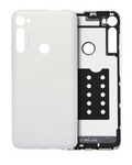Glass Back Cover for Motorola One Fusion Plus (XT2067 / 2020) (White)