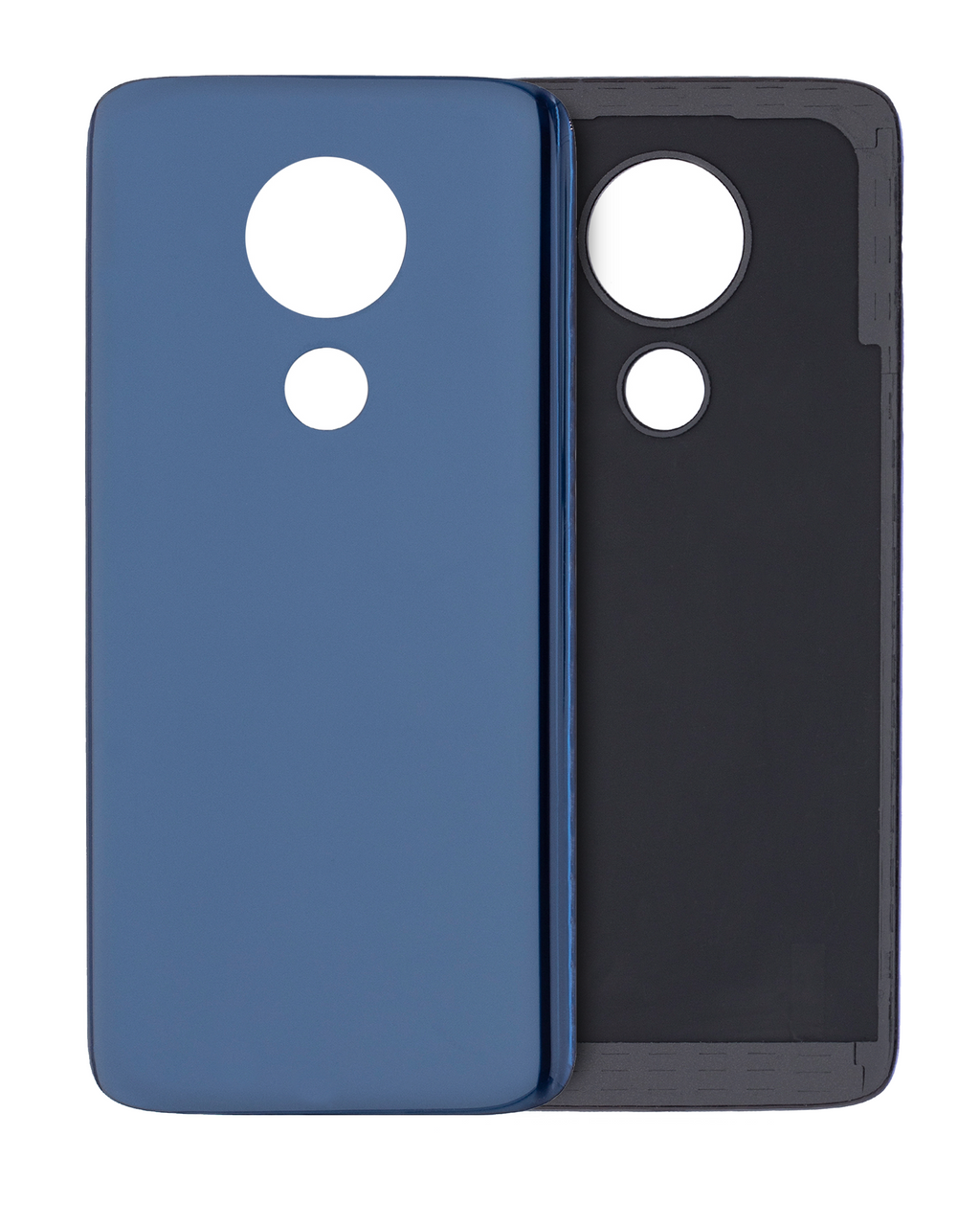Back Cover Glass for Motorola Moto G7 Power (XT1955 / 2019) – Marine Blue (International Version)