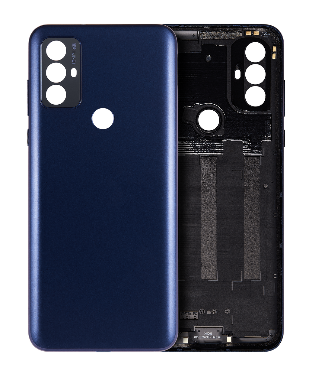 Glass Back Cover for Motorola Moto G Play (XT2271 / 2023) (Deep Indigo)