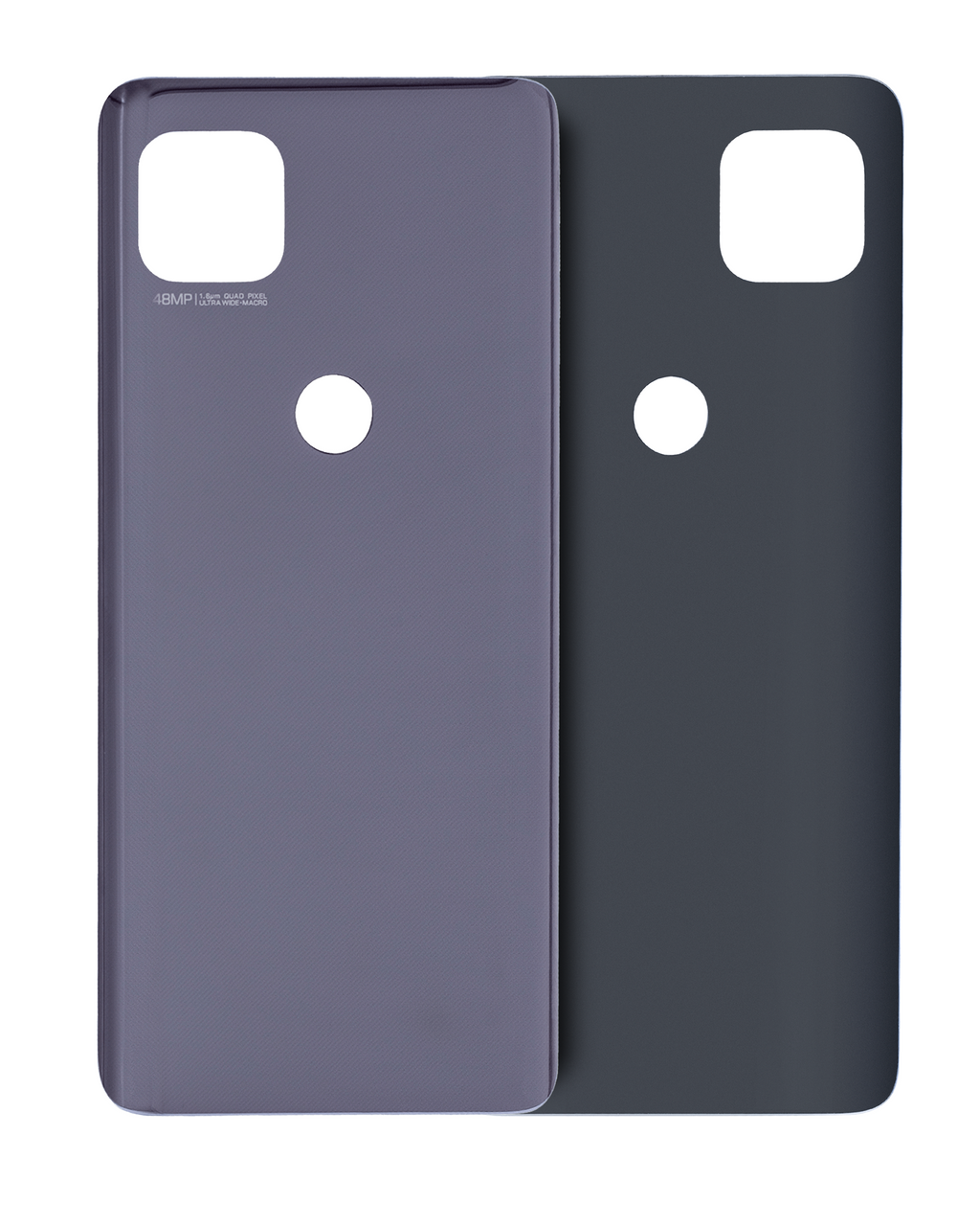 Glass Back Cover for Motorola Moto G 5G (XT2113-3 / 2020) (Volcanic Gray)