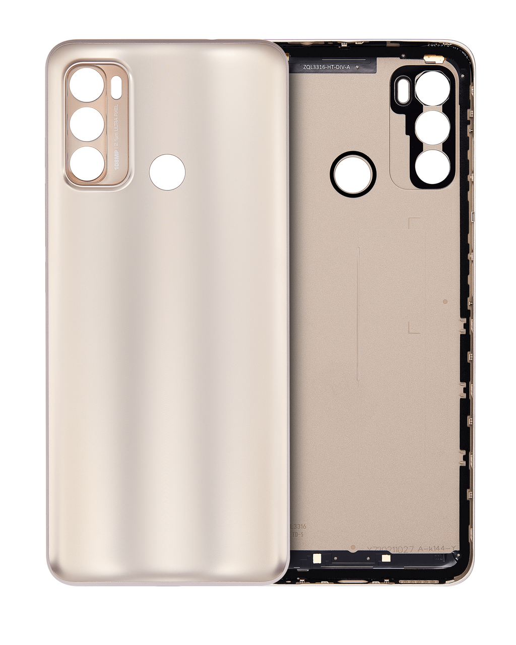 Back Cover for Motorola Moto G40 Fusion (XT2147-1 / 2021) (Frosted Champagne)