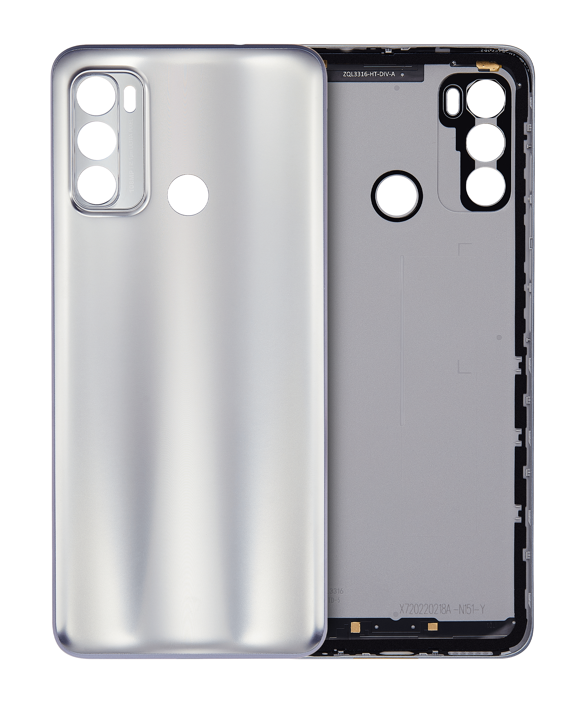 Backcover für Motorola Moto G40 Fusion (XT2147-1 / 2021) (Silber)