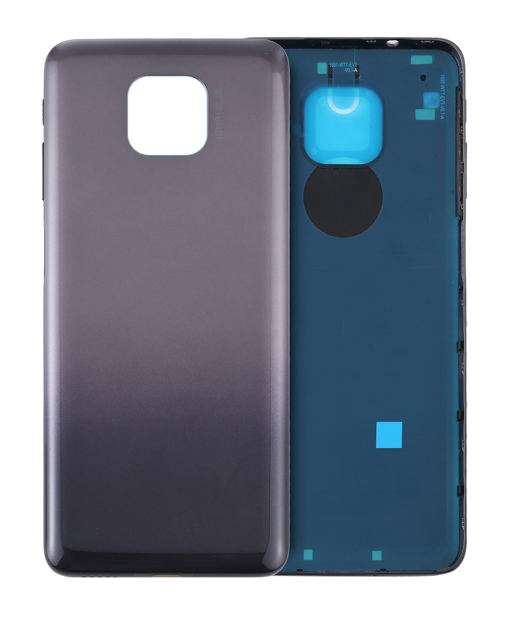 Glass Back Cover for Motorola Moto G Power (XT2117 / 2021) Flash Gray