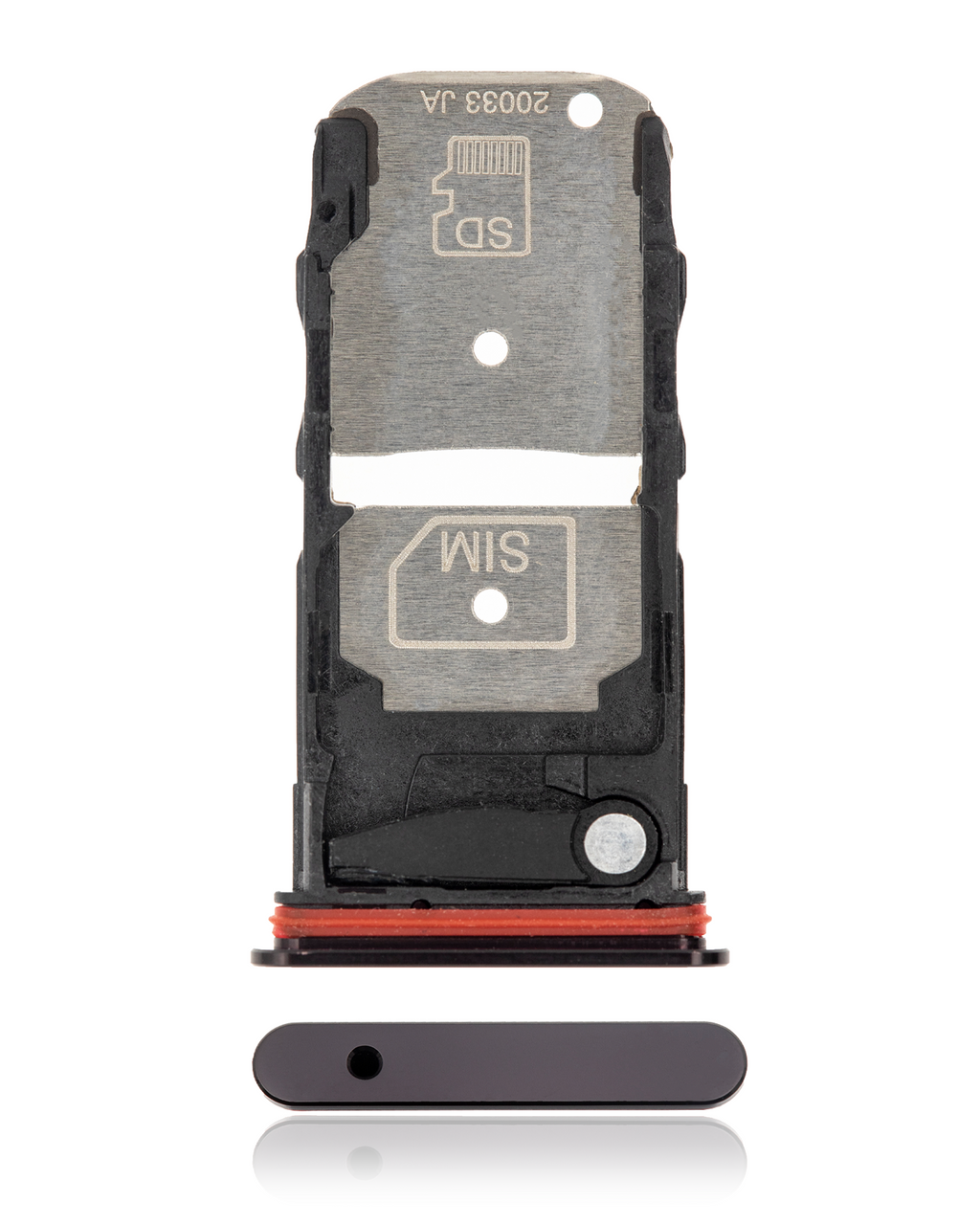 Single SIM Card Tray for Motorola Edge Plus 5G (XT2061 / 2020) (OEM Original) (Smokey Sangria)