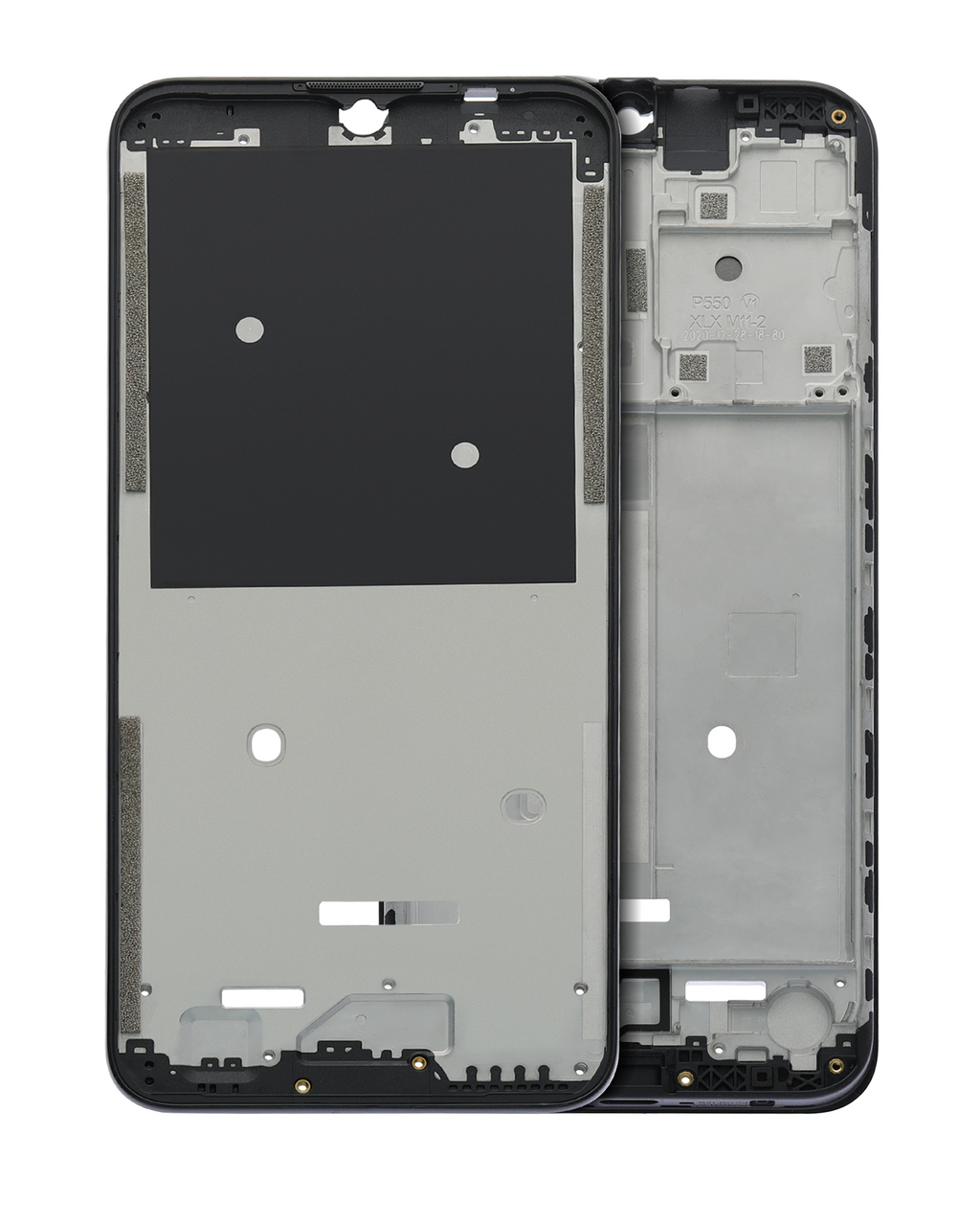 Midframe/Rahmen für Motorola Moto G30 (XT2129 / 2021) (Phantom Black)