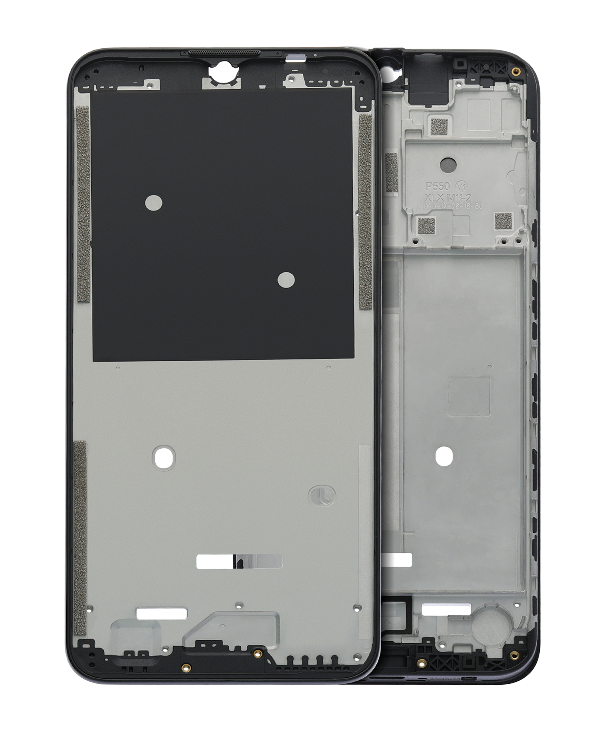 Midframe/Rahmen für Motorola Moto G30 (XT2129 / 2021) (Phantom Black)