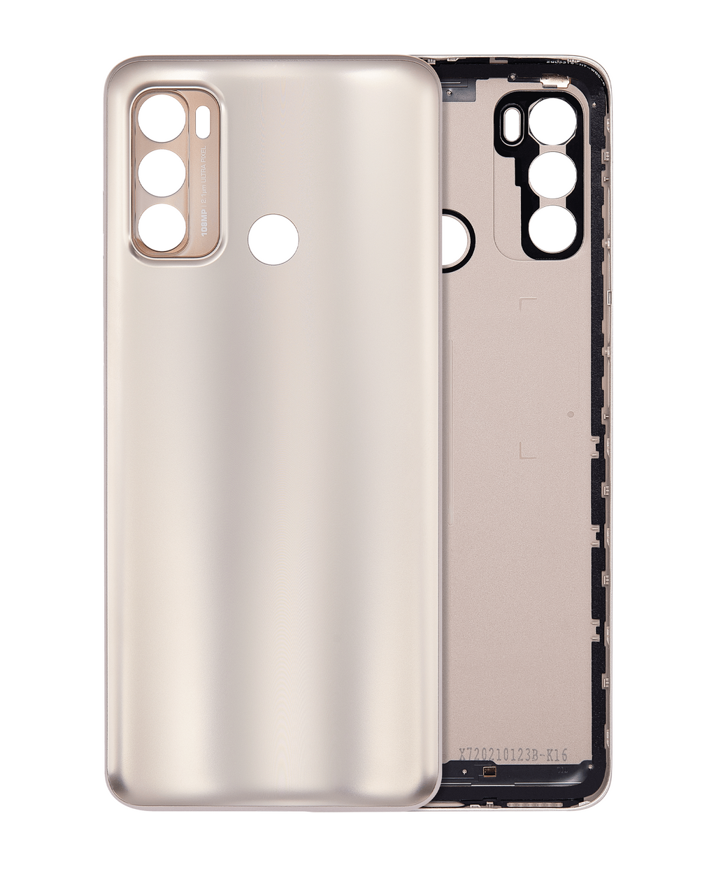 Back cover for Motorola Moto G60 (XT2135 / 2021) (Frosted Champagne)
