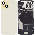 Back Cover with MagSafe Magnet, NFC, and Flashlight Flex for iPhone 15 (Aftermarket) (Yellow) (No Logo)