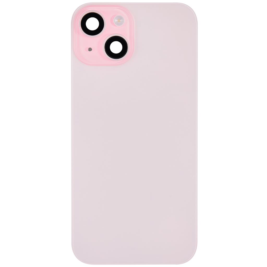 Backcover mit MagSafe, NFC & Blitz-Flexkabel für iPhone 15 Pink (Aftermarket, o.