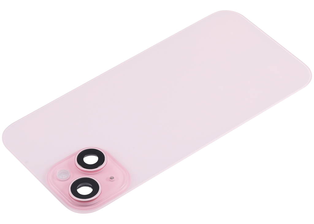 Backcover mit MagSafe, NFC & Blitz-Flexkabel für iPhone 15 Pink (Aftermarket, o.