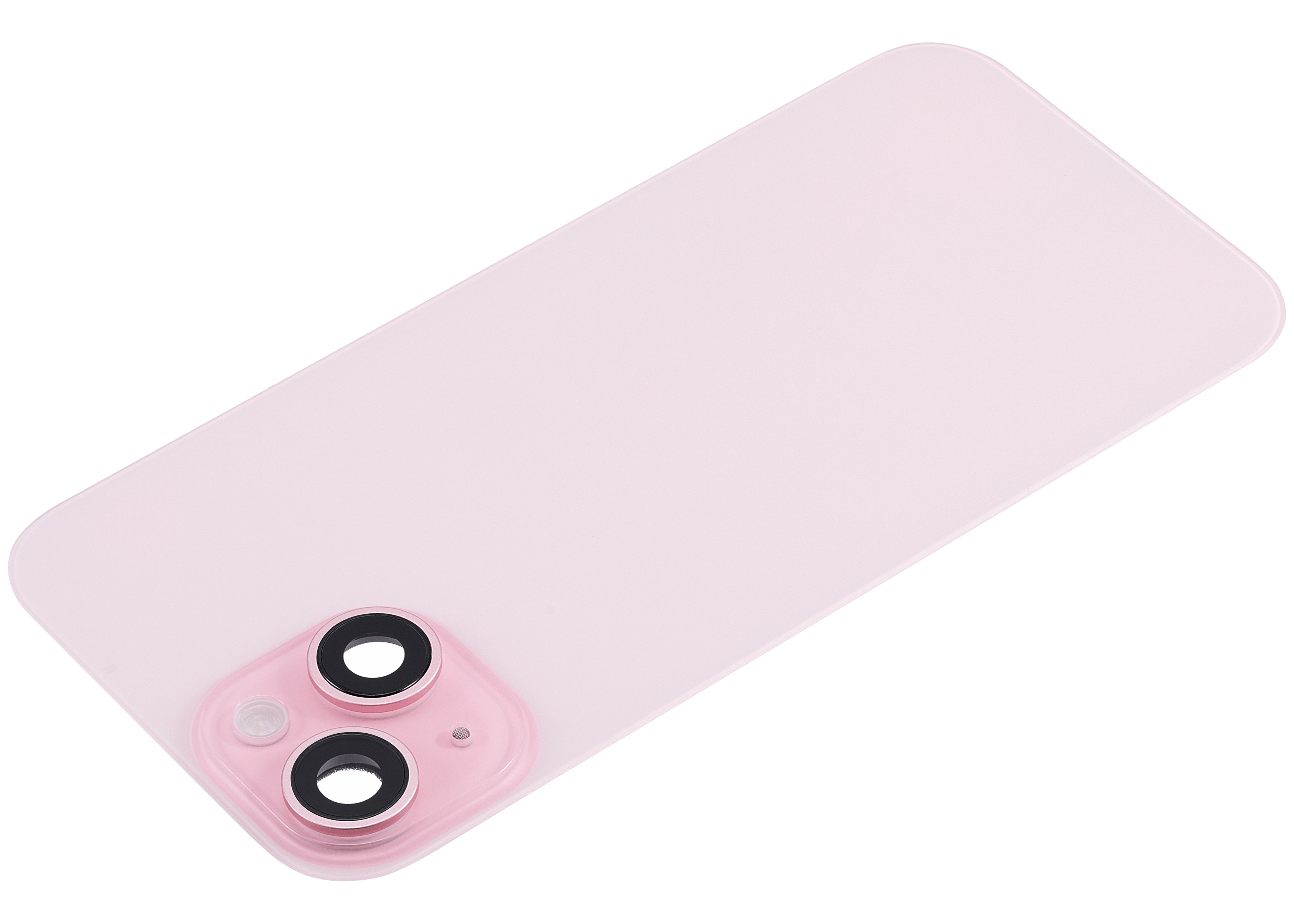 Backcover mit MagSafe, NFC & Blitz-Flexkabel für iPhone 15 Pink (Aftermarket, o.