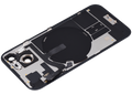 Back Cover with MagSafe Magnet, NFC, and Flash Flex Cable for iPhone 15 (Aftermarket) (Pink) (No Logo)