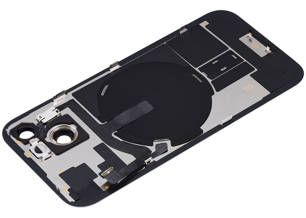 Backcover mit MagSafe, NFC & Blitz-Flexkabel für iPhone 15 Pink (Aftermarket, o.