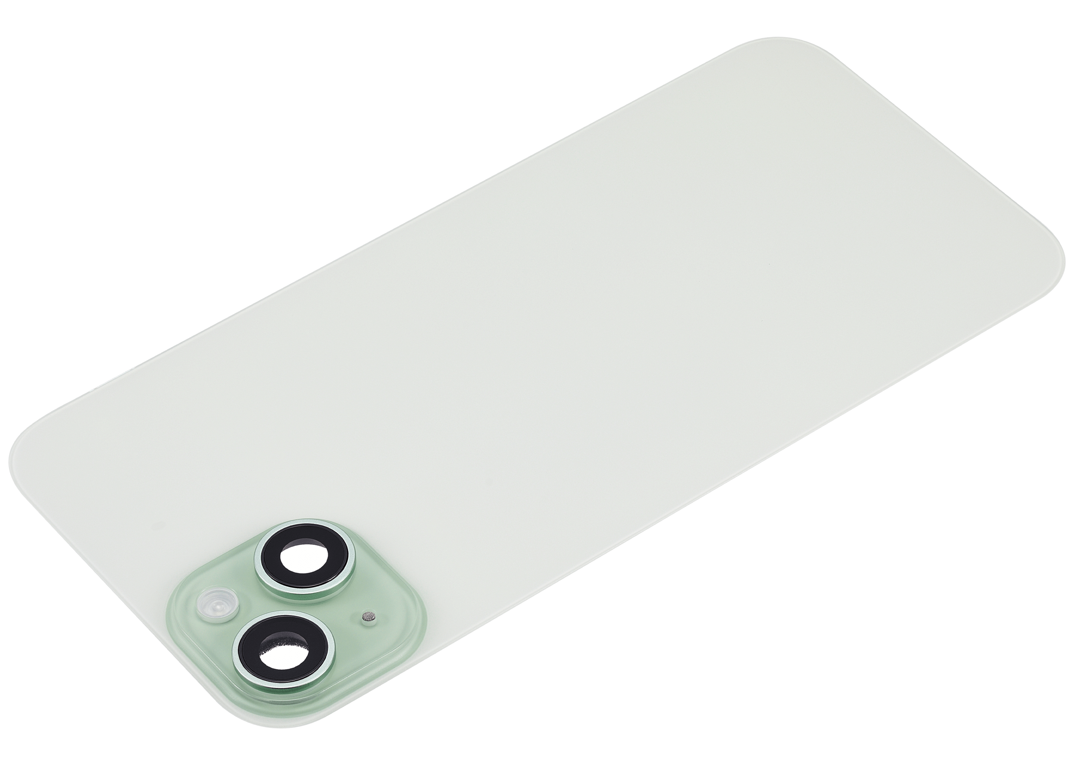 Backcover m. MagSafe+NFC+Blitz-Flexkabel f. iPhone 15 Plus (Aftermarket, Grün, o