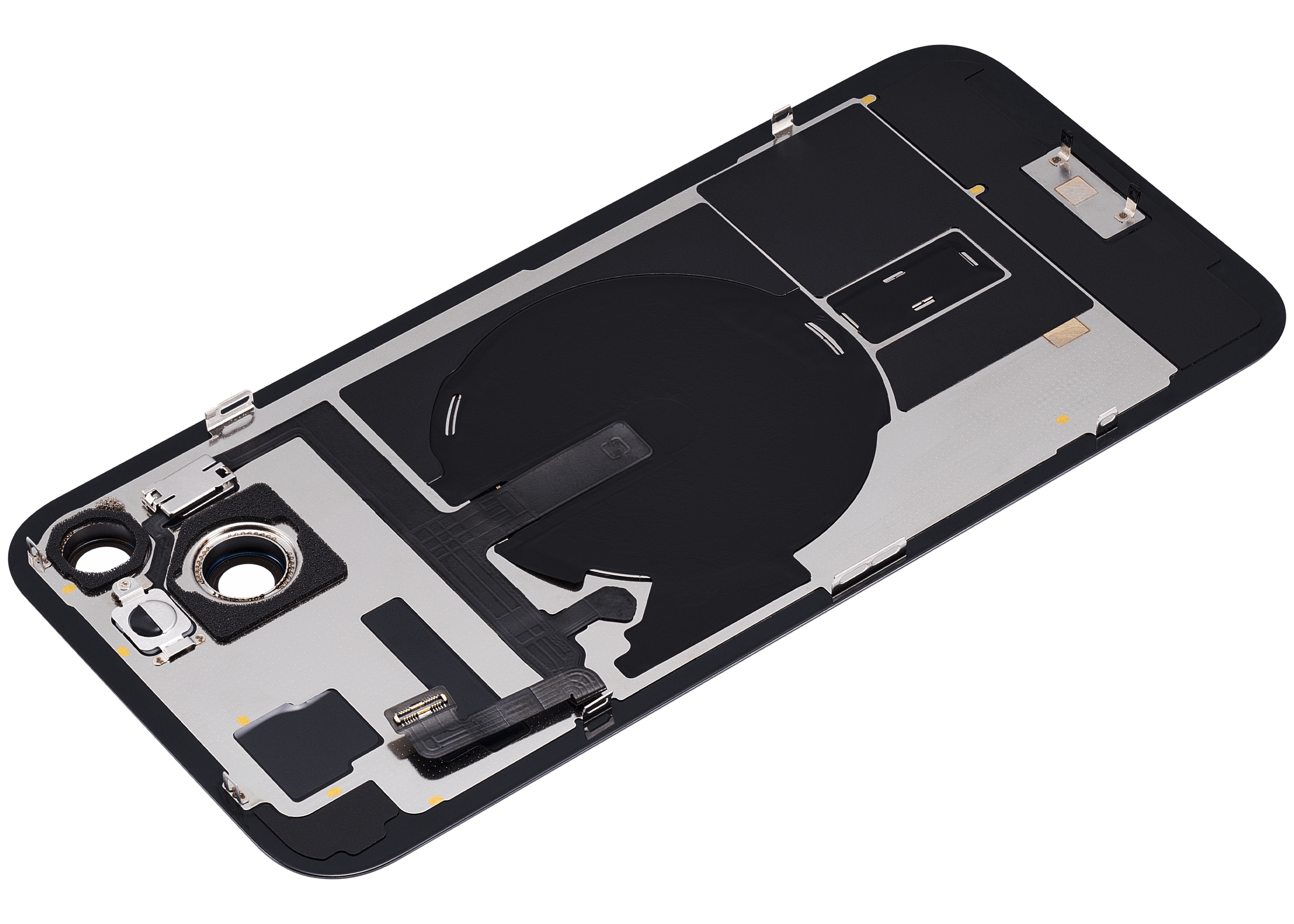 Backcover m. MagSafe+NFC+Blitz-Flexkabel f. iPhone 15 Plus (Aftermarket, Grün, o