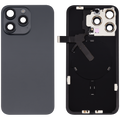 Backcover m. MagSafe, NFC, Blitz f. iPhone15ProMax (AM, schw. Titan, o.Logo)