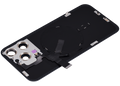 Backcover für iPhone 15 Pro Max, Blau Titan, MagSafe, NFC, Blitz-Flexkabel, ohne