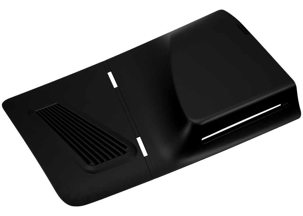Konsolenschale für PlayStation 5 Slim (Schwarz) (2 Piece Set)