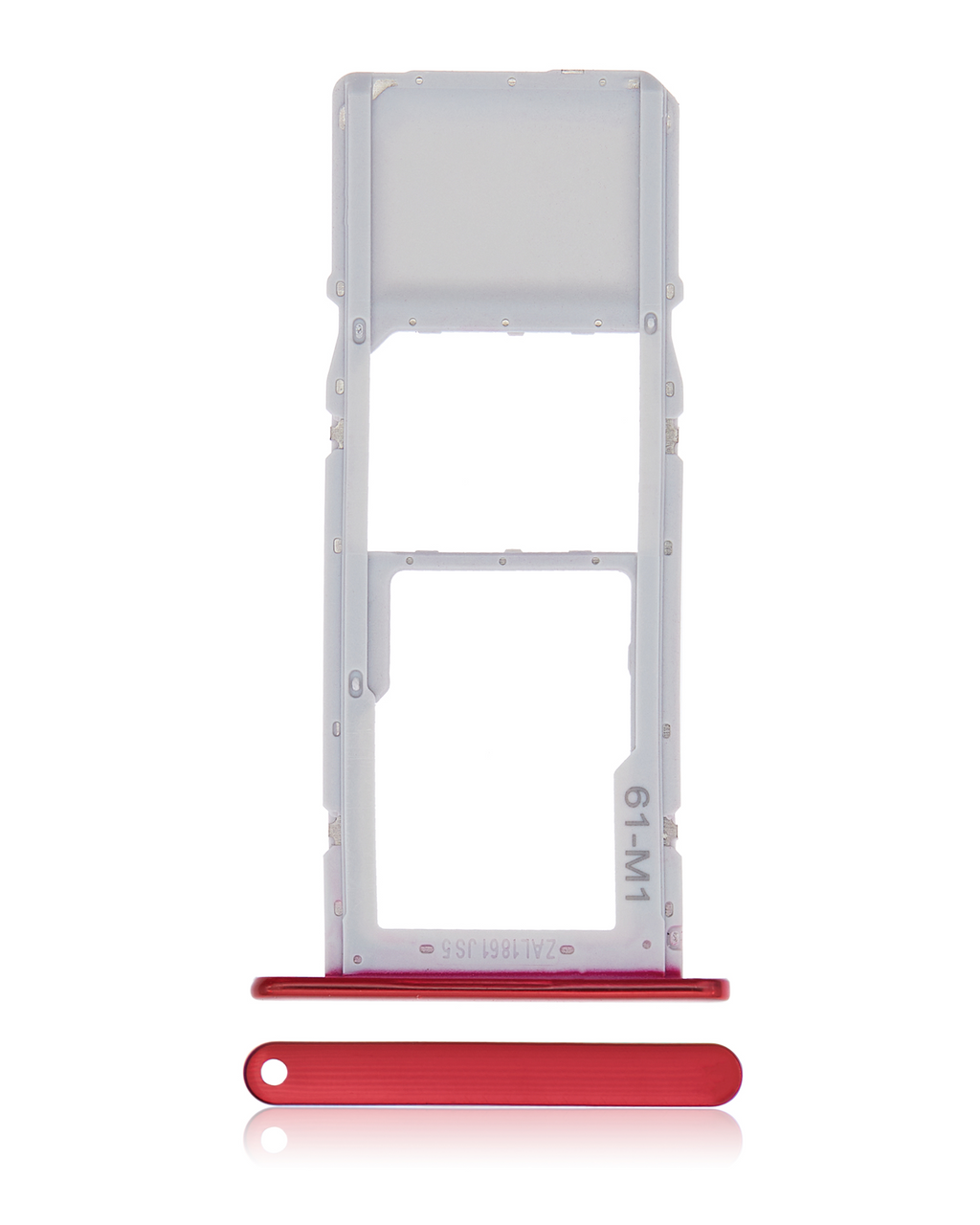 Single SIM Card Tray for LG K42 (2020) / K52 (2020) (Red)