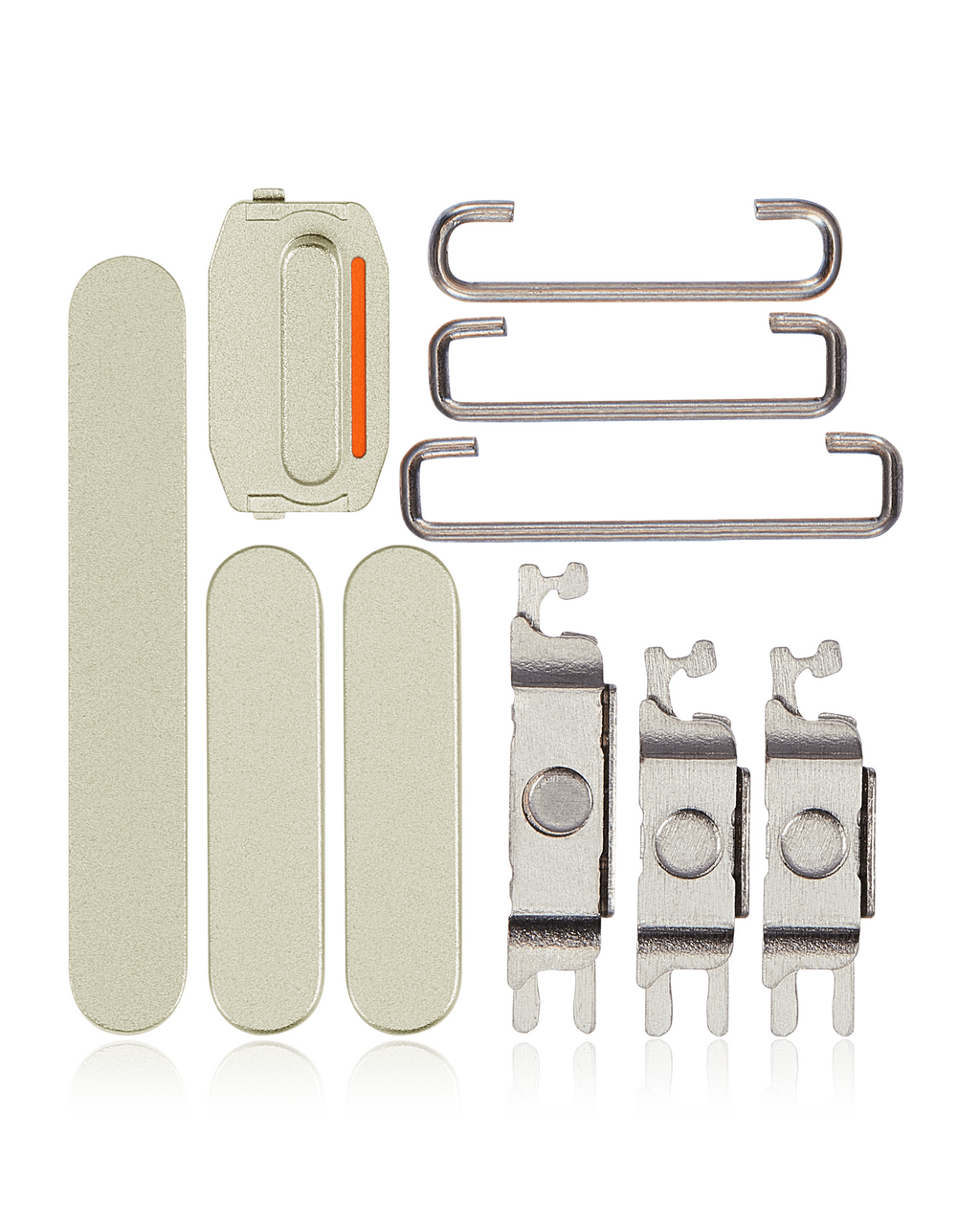 Hard Buttons (Power / Volume / Mute Switch) for iPhone 15 / 15 Plus (Yellow)