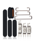 Tasten (Ein/Aus, Lautstärke, Stummschalter) für iPhone 15 / 15 Plus (Schwarz)