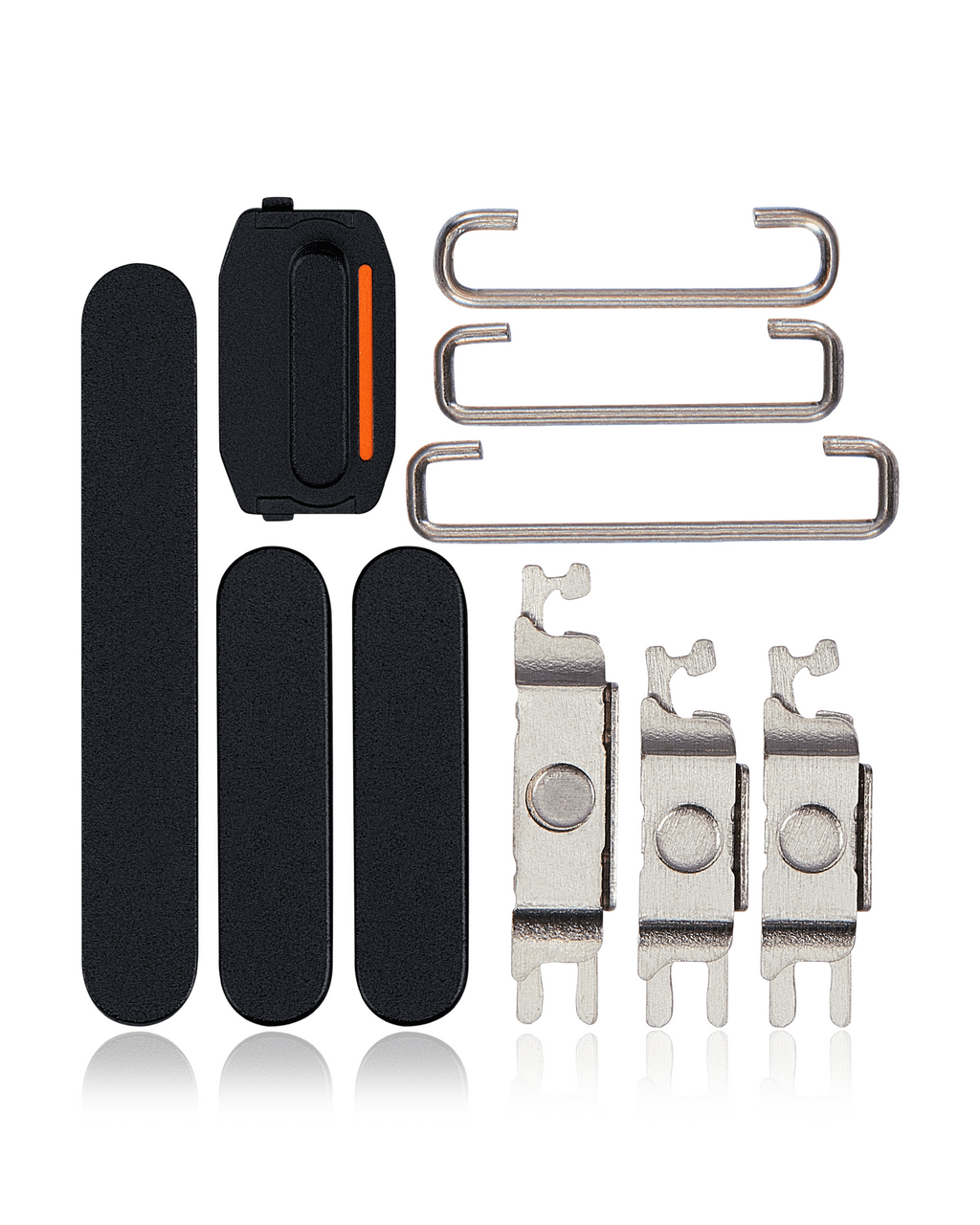 Buttons (On/Off, Volume, Mute Switch) for iPhone 15 / 15 Plus (Black)