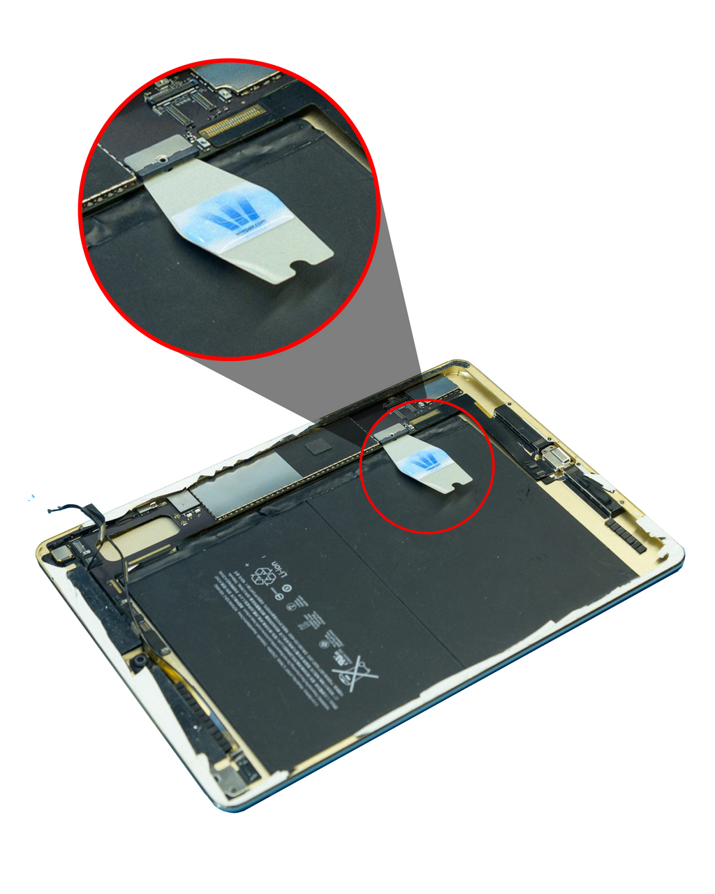 Akku Blocker für iPads (Wrepair)