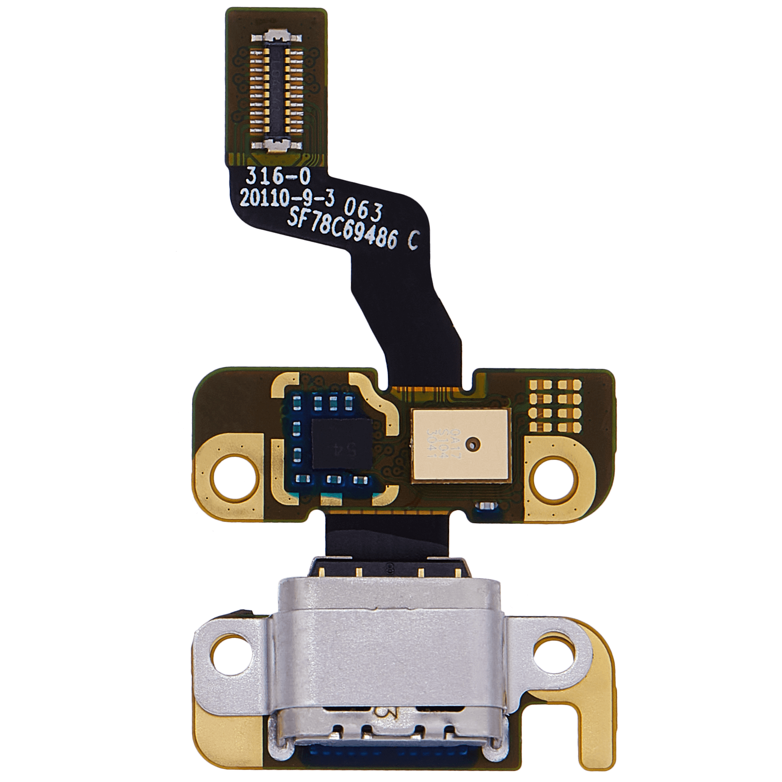 Charging Port Flex Cable for Motorola Razr 5G (XT2071 / 2020) - Original OEM
