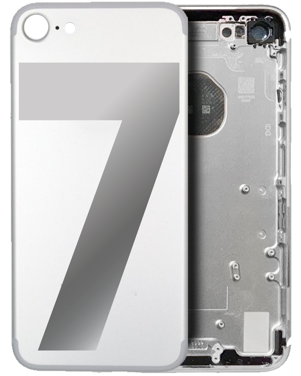 Rückseitengehäuse für iPhone 7 (Silber)