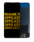 LCD-Display ohne Rahmen Oppo A32/A33/A53/A53s Refurbished