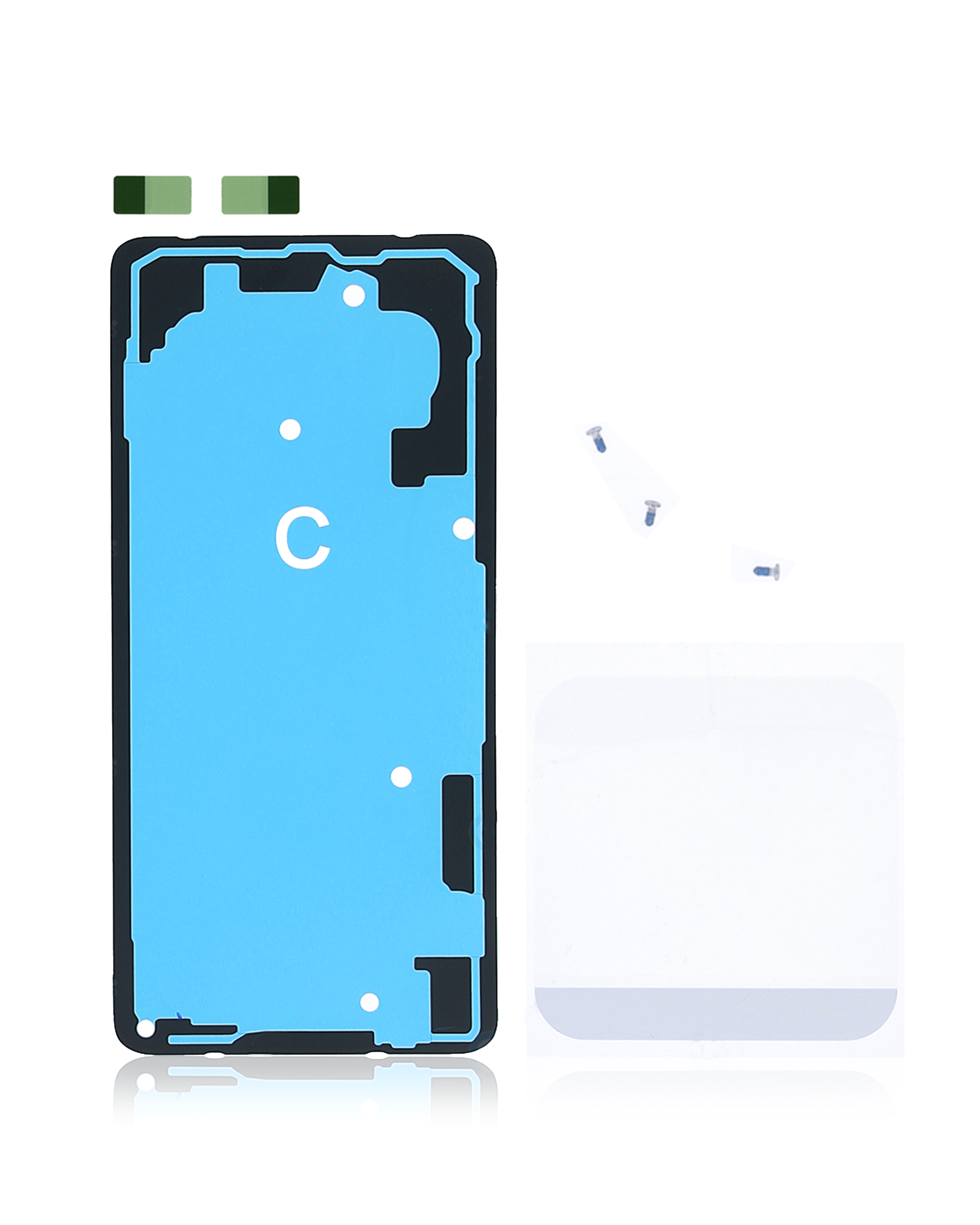 Display Adhesive Tape with Post-Processing Set for Samsung Galaxy S10 Plus (Service Pack)