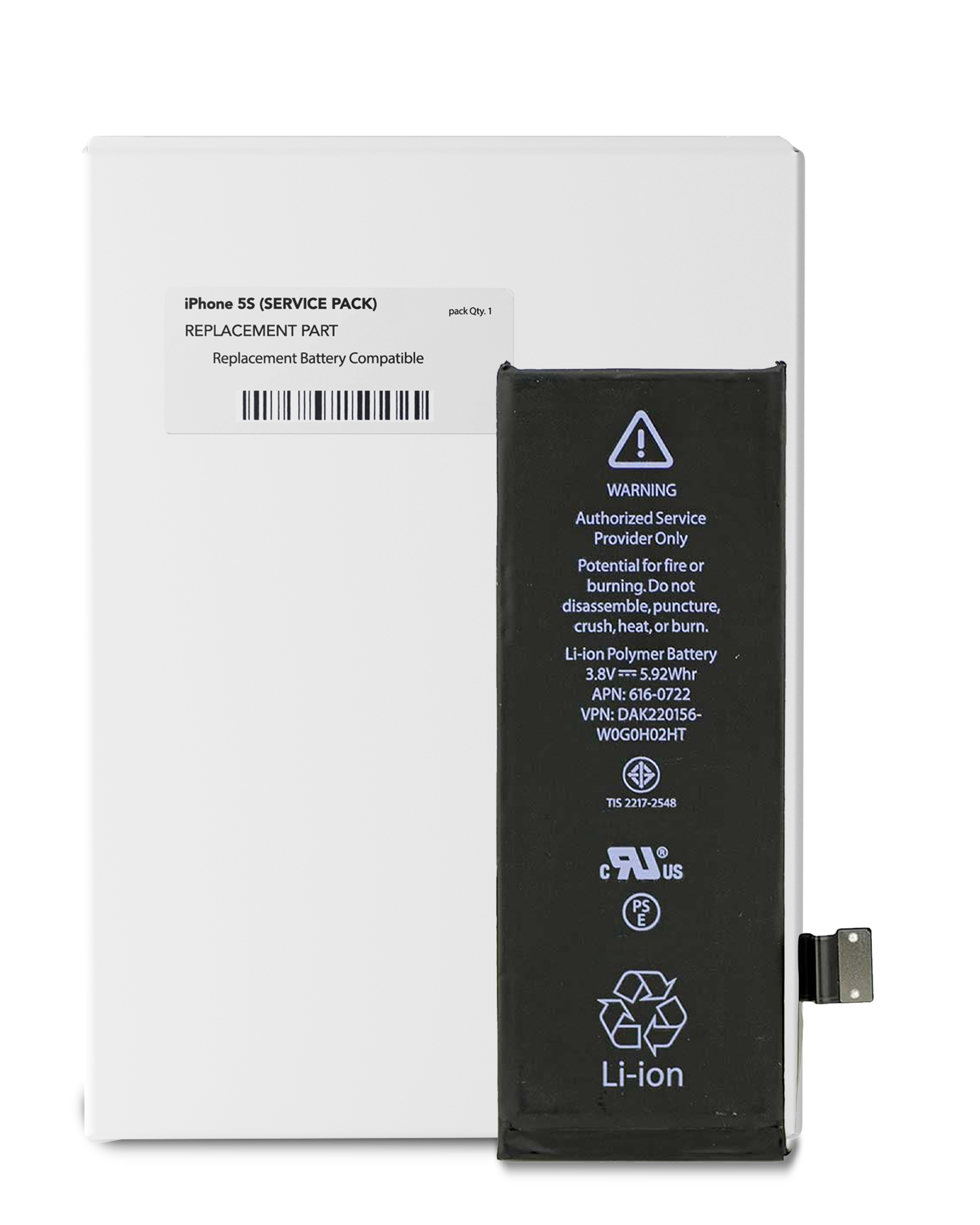 Ersatzakku für iPhone 5S (Service Pack)