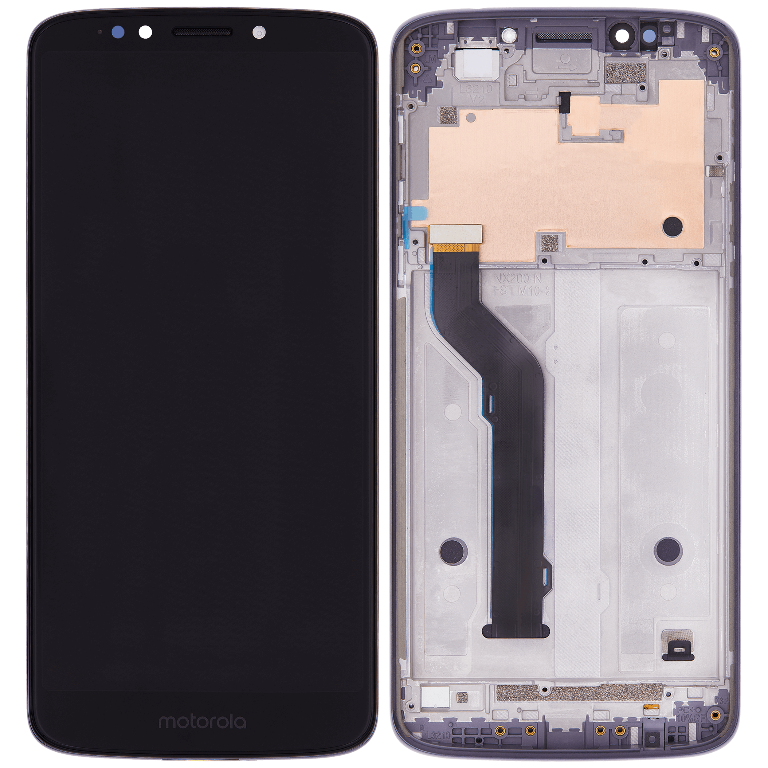 LCD Assembly with Frame for Motorola Moto E5 Plus (XT1924/2018) / E5 Supra (XT1924/2018) (159mm, US Version, Original OEM, Gray)
