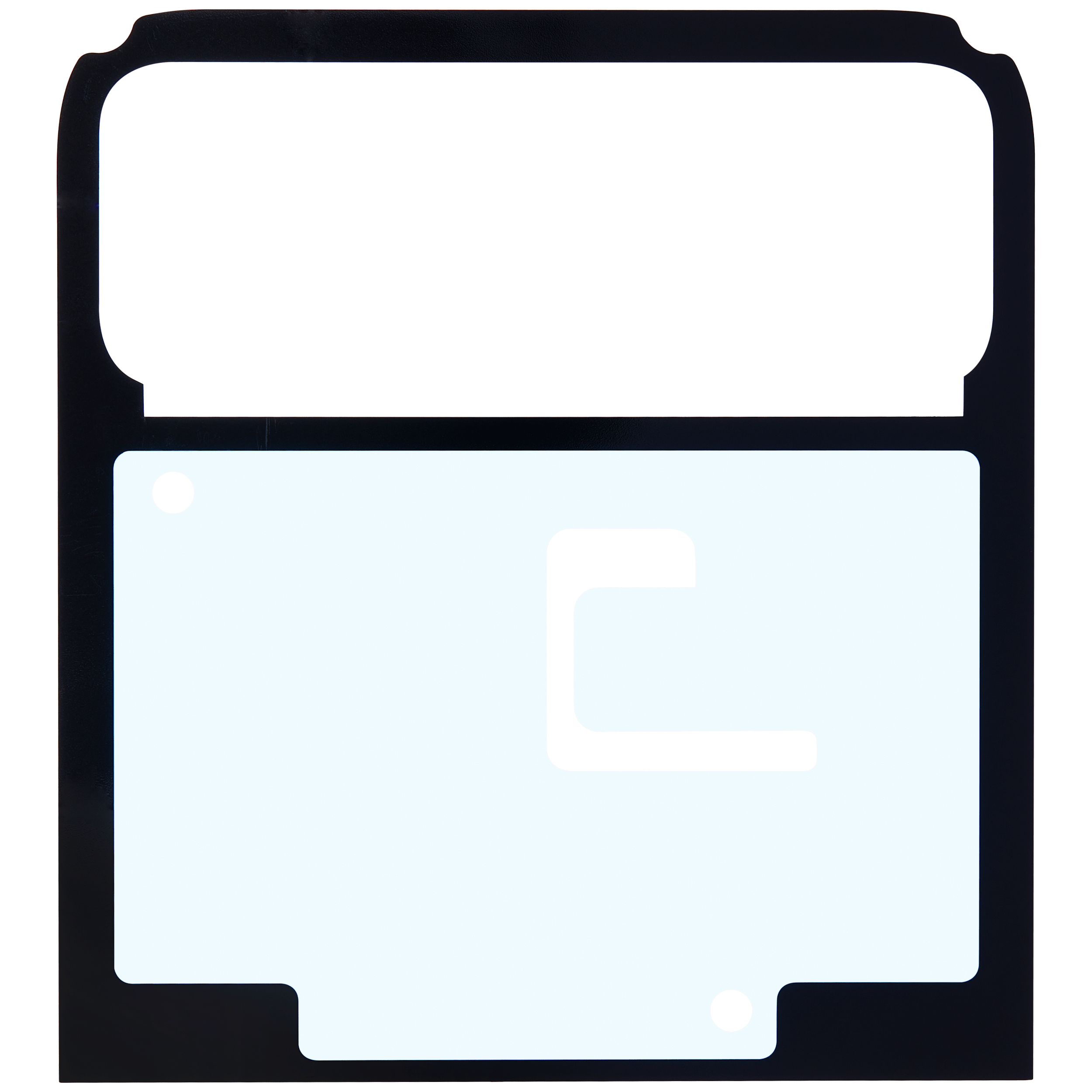 Top OLED Rear Cover Adhesive for Motorola Razr / Razr 40 (XT2323 / 2023) (Original OEM)