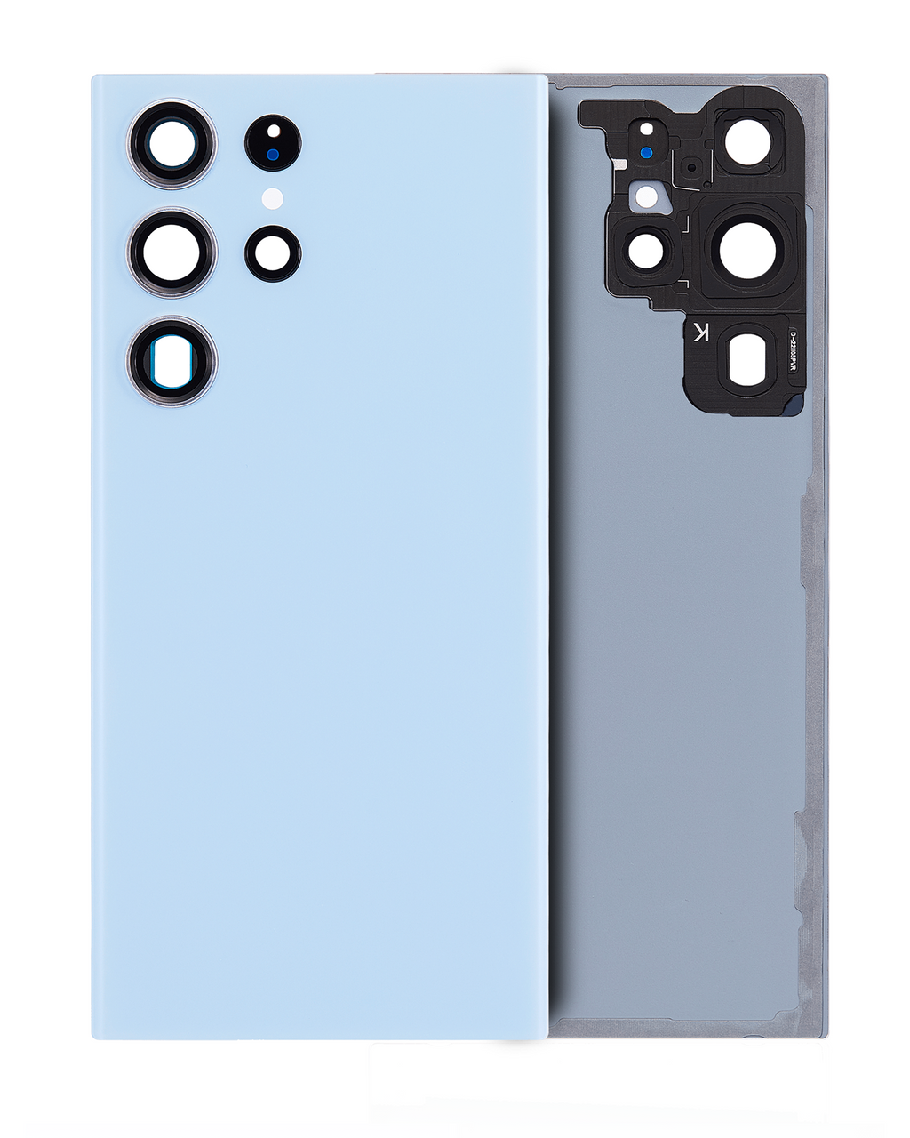 Backcover mit Kameralinse Samsung Galaxy S23 Ultra Service Pack Sky Blue