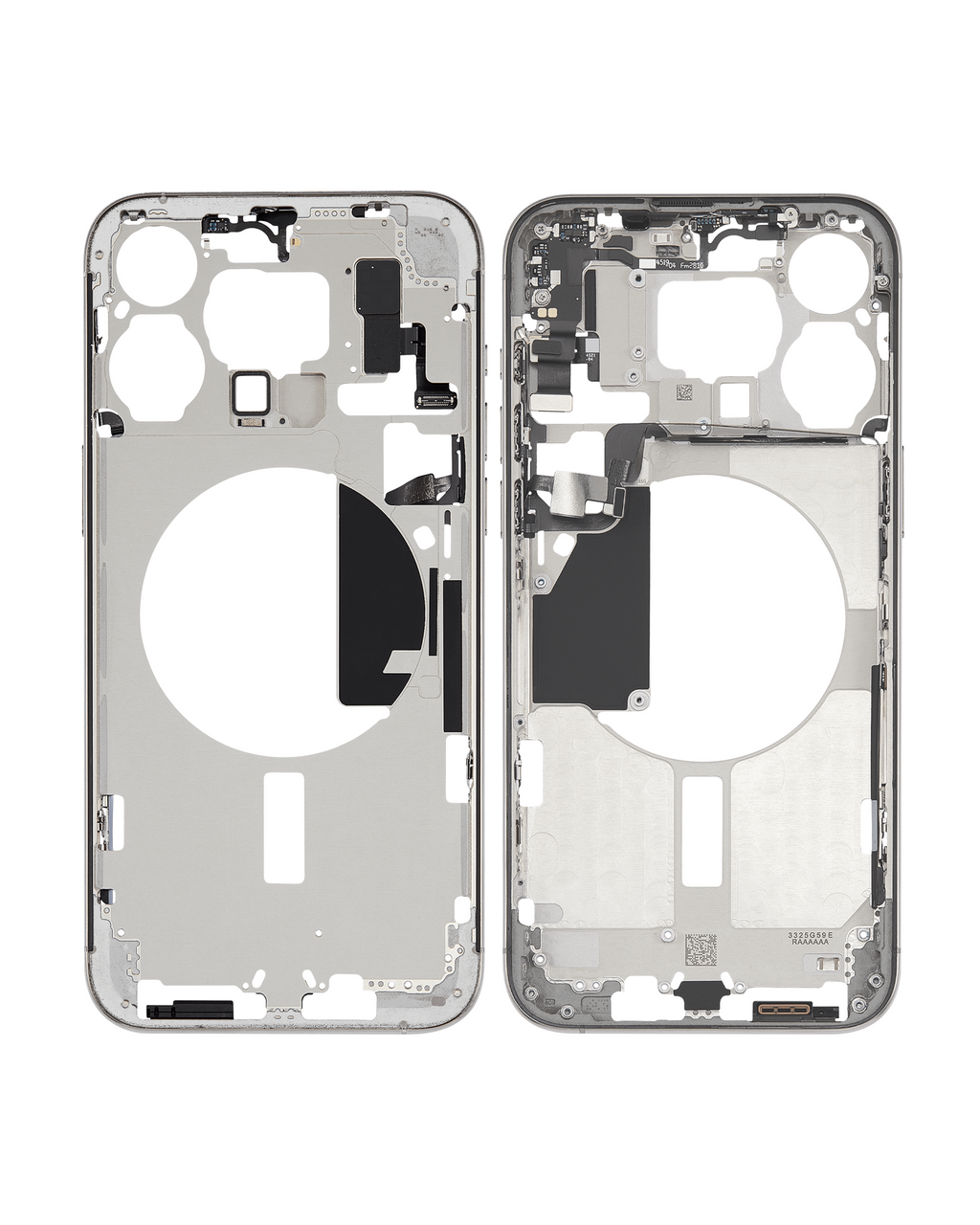 Original Apple-Ausbau C gebraucht – iPhone 15 Pro Max US Version Rahmen Weiß