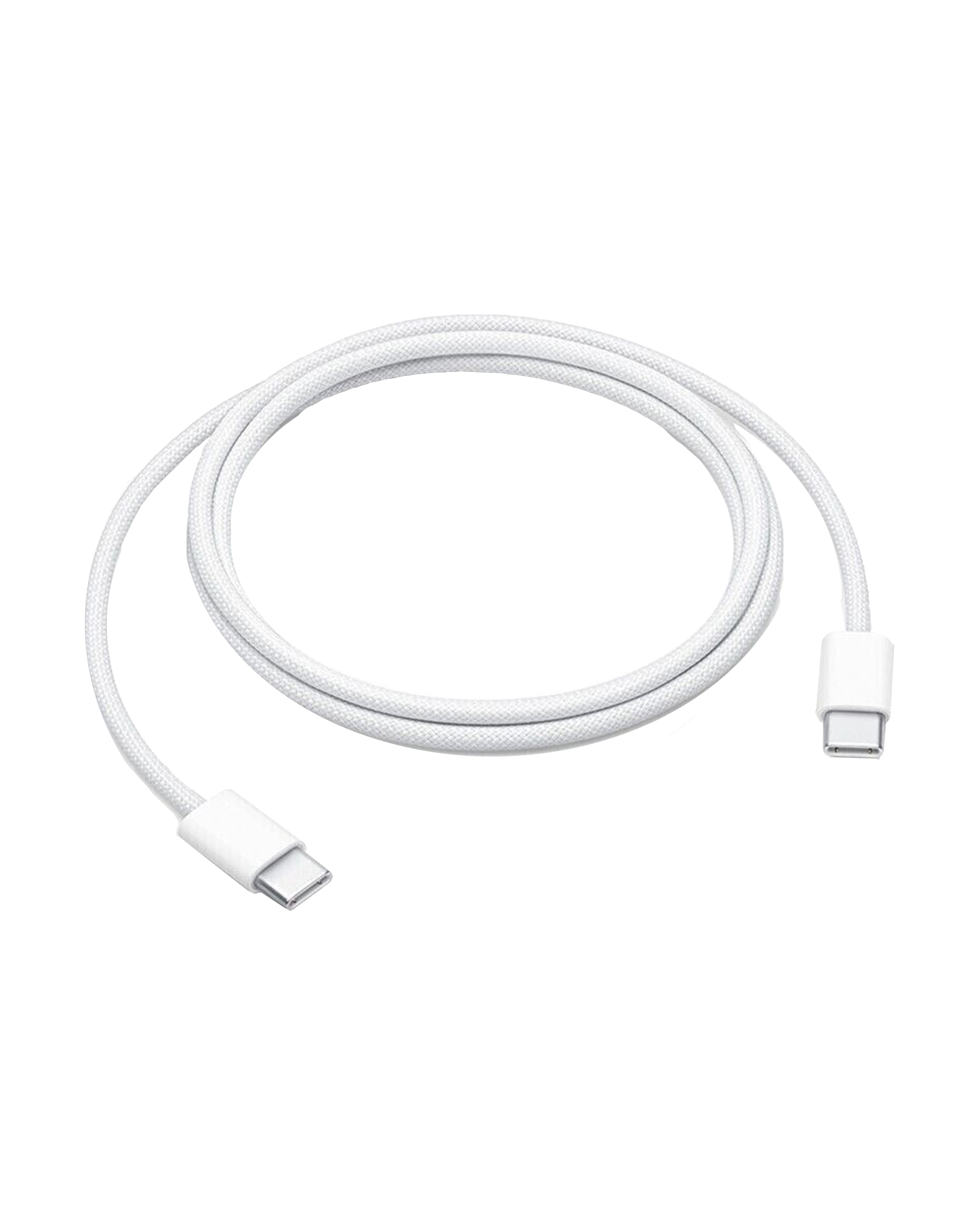 USB-C to USB-C Braided Cable for iPhone/iPad (1 m / 3 ft) (OEM New) (Bulk Pack) (50-Pack)