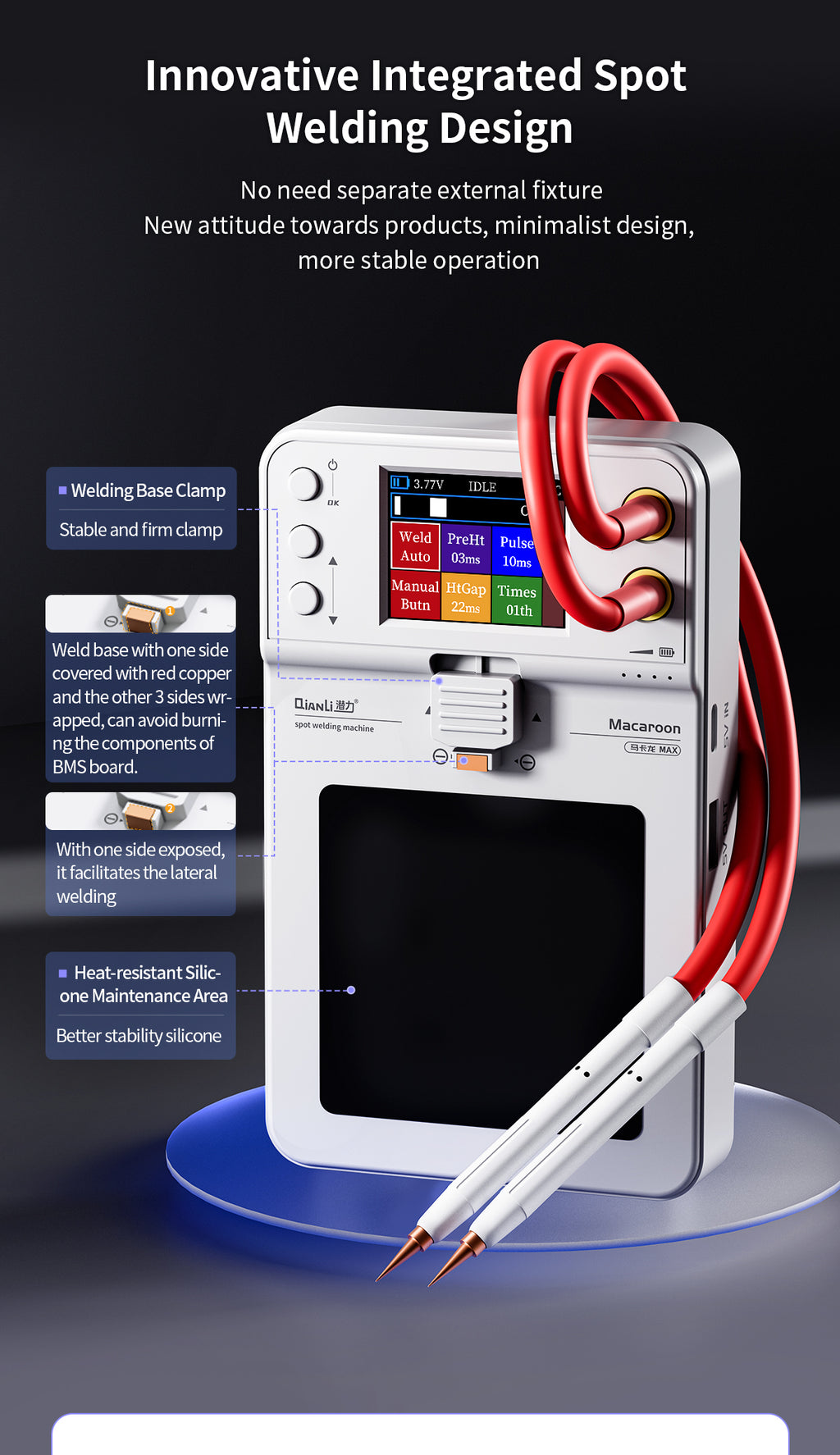 Macaron Max Integrated Spot Welder (Qianli)