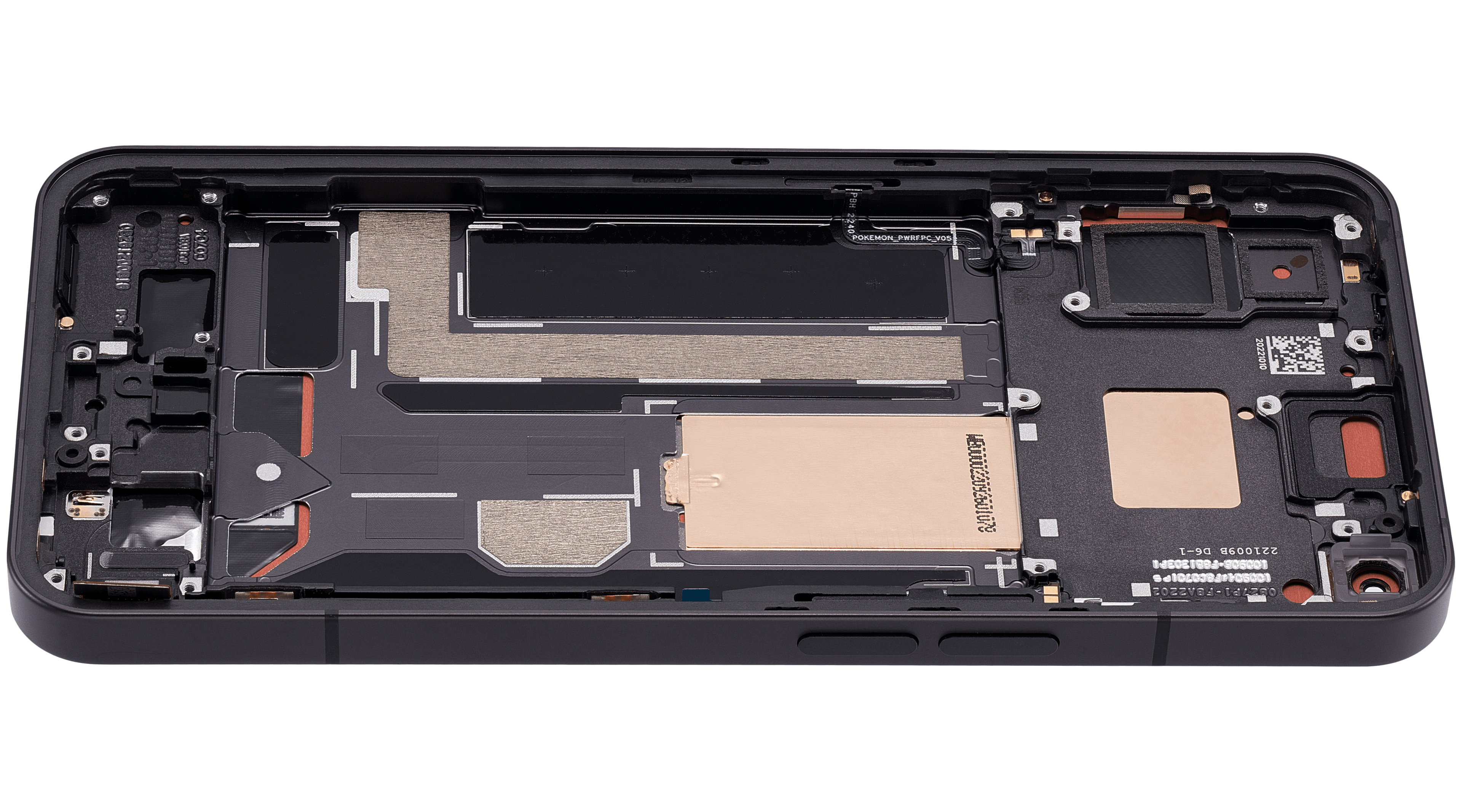OLED-Display mit Rahmen für Nothing Phone 1 (Refurbished) (Schwarz)