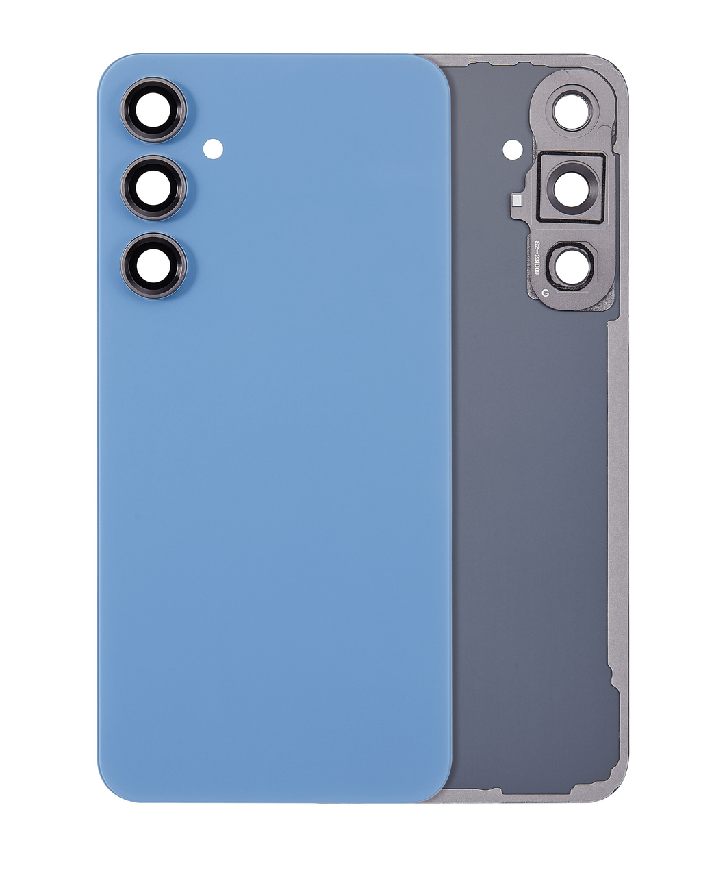 Rückseiten-Glas mit Kamera für Samsung Galaxy S23 FE Indigo (Aftermarket+)