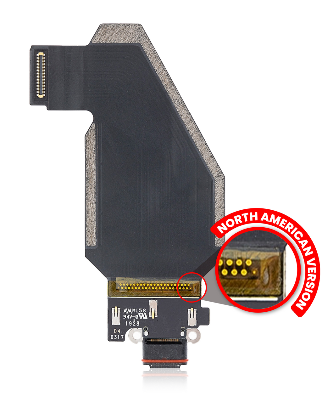 Charging Port Flex Cable for Google Pixel 4 XL (US Version) (Original OEM)