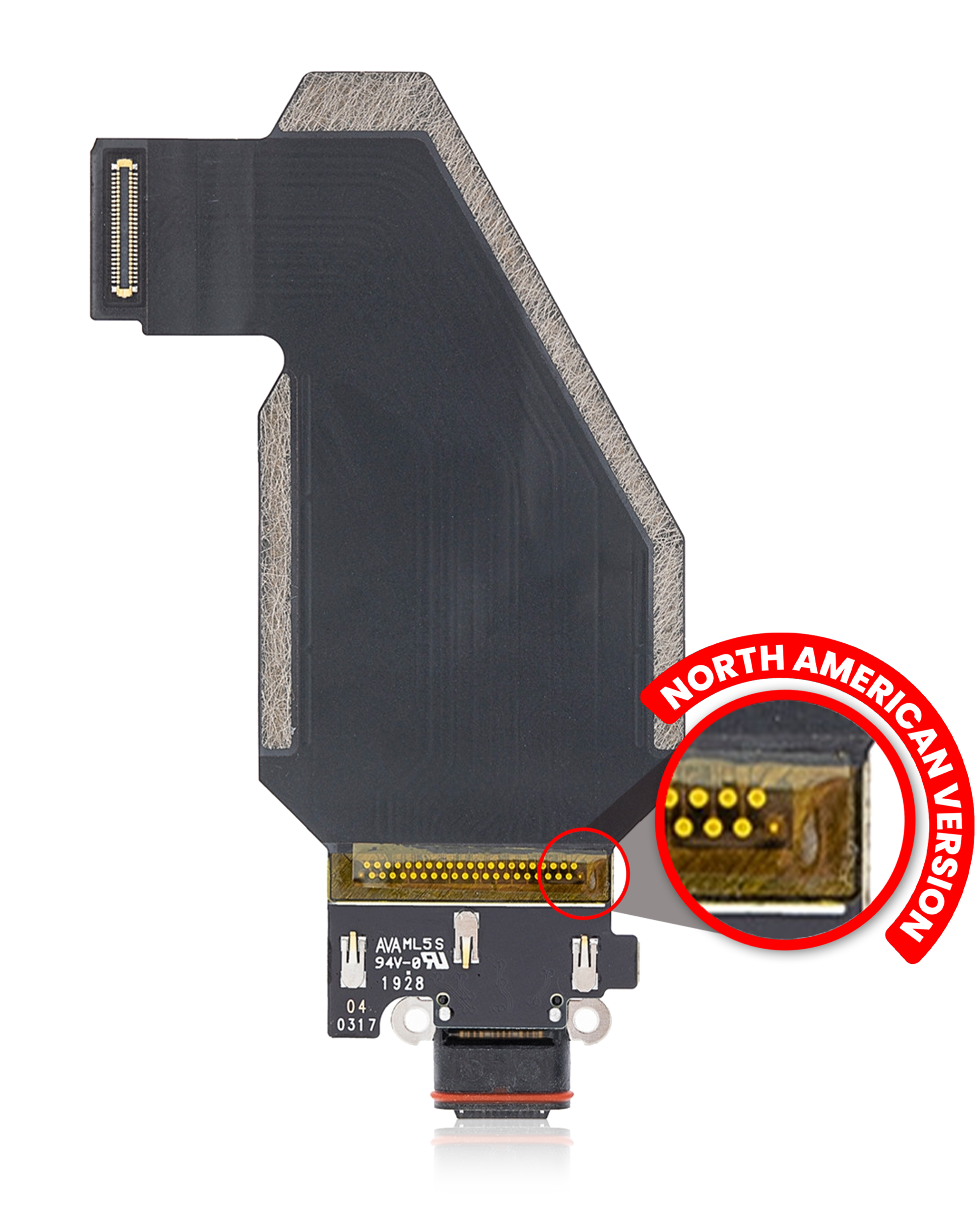 Charging Port Flex Cable for Google Pixel 4 XL (US Version) (Original OEM)