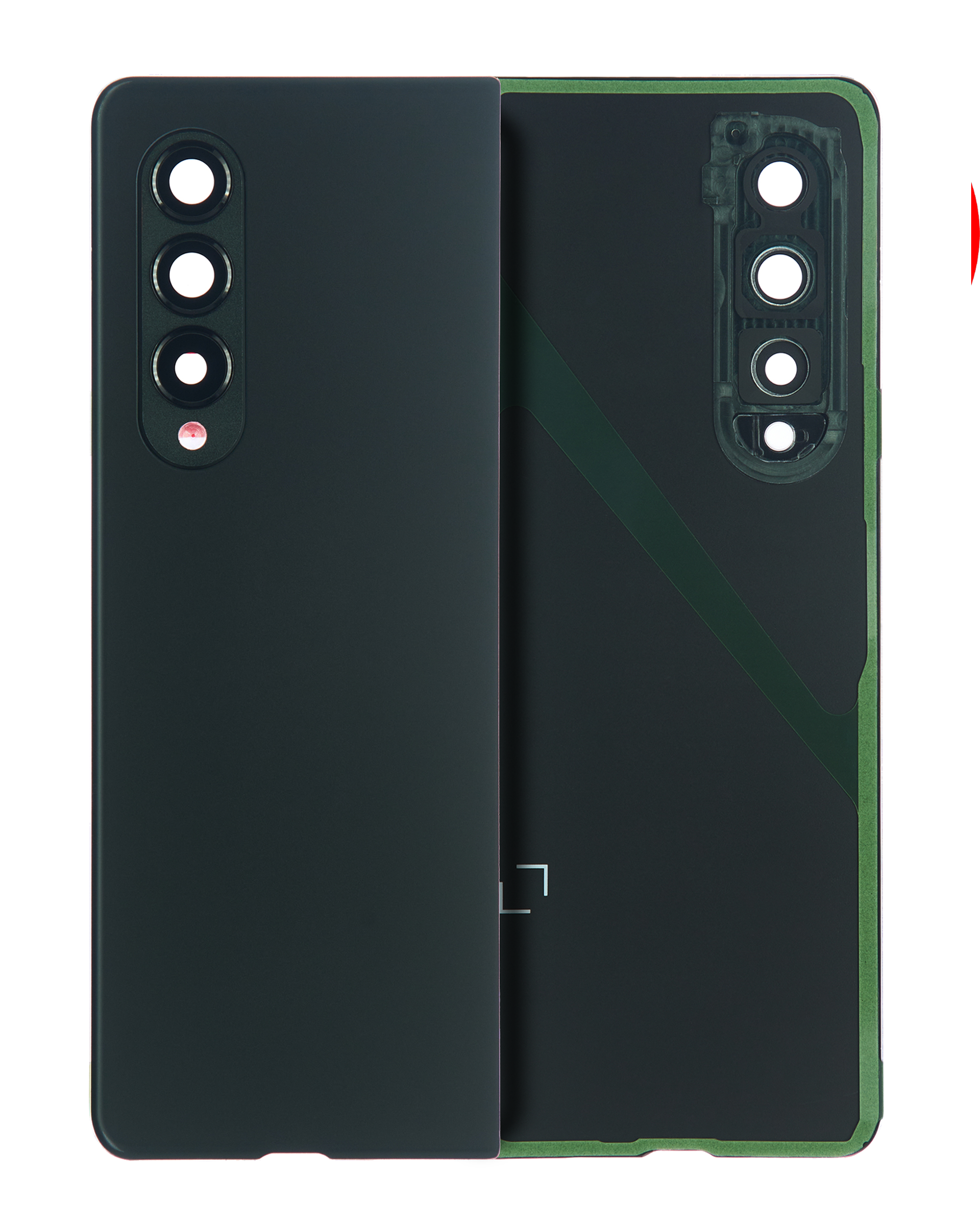 Back Cover with Camera Lens for Samsung Galaxy Z Fold 3 (Service Pack) (Phantom Green)