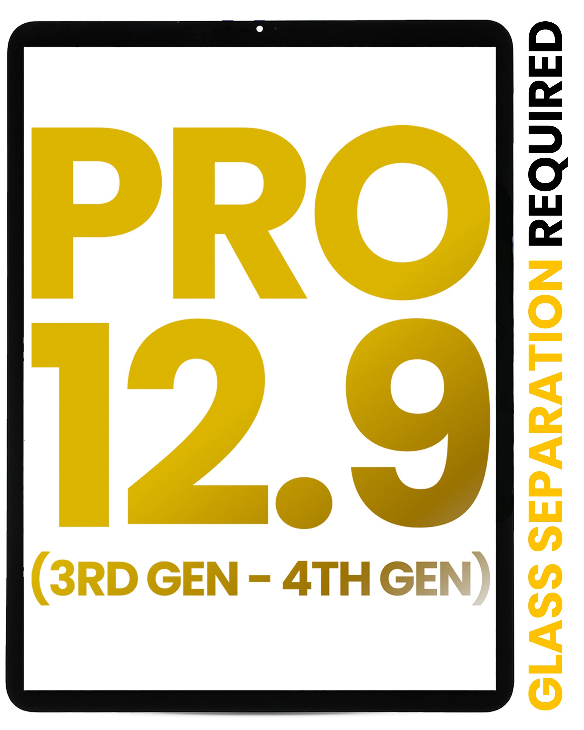 Digitizer für iPad Pro 12.9" 3./4. Gen (2018/2020) Premium Glastrennung