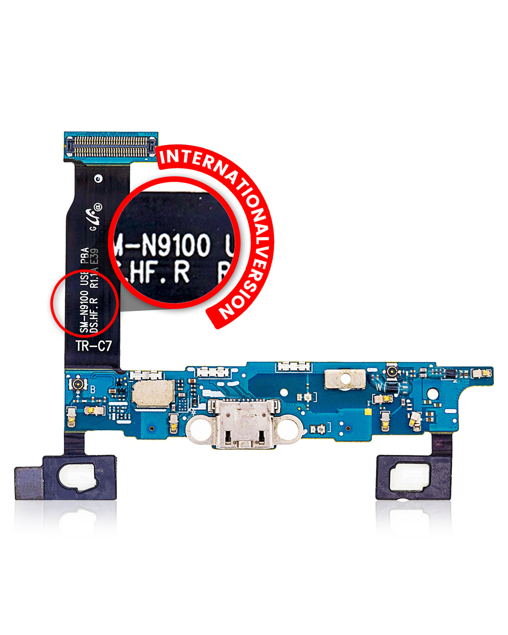 Ladebuchse-Flexkabel für Samsung Galaxy Note 4 (N9100) (Internationale Version)