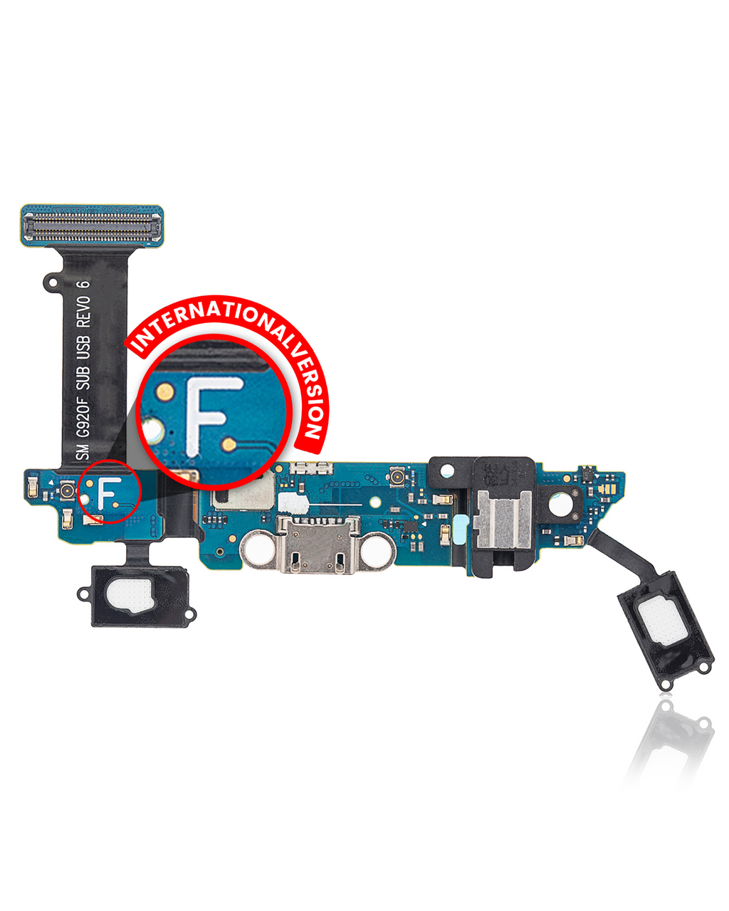 Charging Port Flex Cable for Samsung Galaxy S6 (G920F) (International Version)