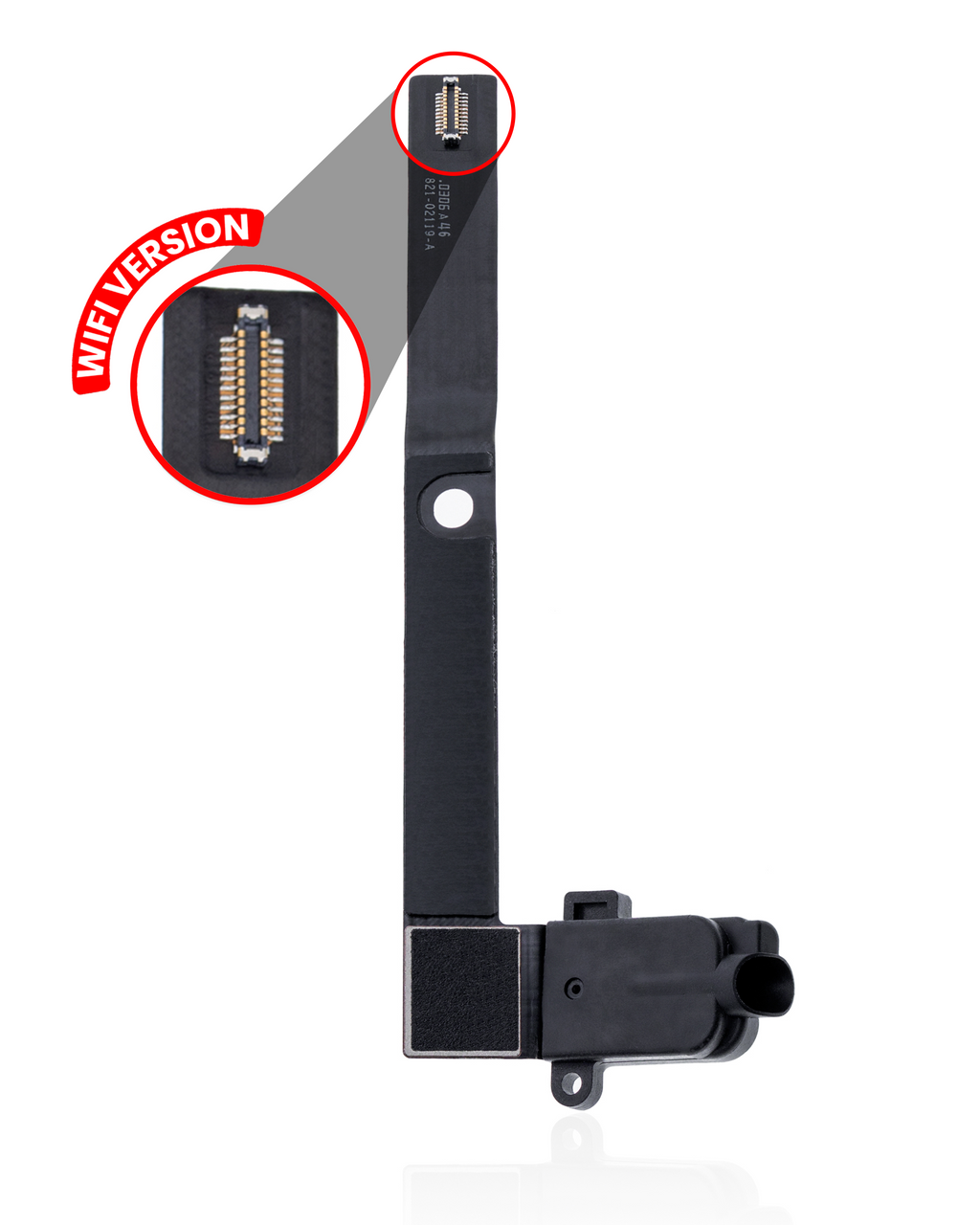 Headphone Jack with Flex Cable for iPad Mini 5 (WiFi Only) (Black)